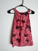Ann Taylor Women Red Sleeveless Silk Top Size 0 - $165.07 MXN