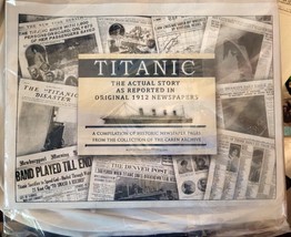 Titanic Sinking Newspaper Compilation 1912 Reproductions Awesome!! - $28.50