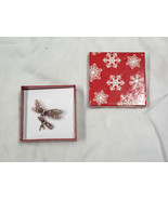Dragonfly brooch with pink genuine crystal   Double Dragonflies - $17.08 CAD