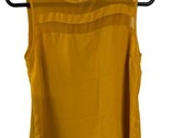Forever 21  Tank Top Women&#39;s Marigold Wide Sleeve Semi Sheer Detail - $10.50