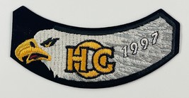 1997 Harley Davidson Owner&#39;s Group HOG Rocker Patch Jacket Vest MC Club - €8,62 EUR