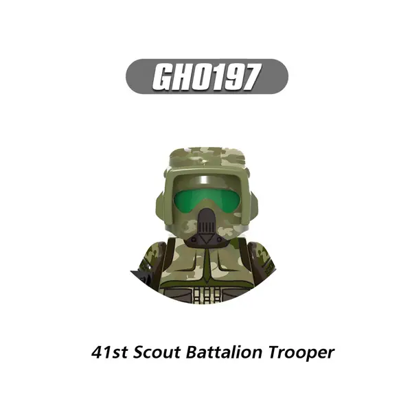 G0125 Heavy Assault Trooper bangunan blok Shadow Scout Troopers Commander Bricks - $2.50