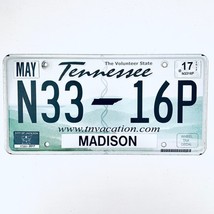 2017 United States Tennessee Madison County Passenger License Plate N33 16P - €9,25 EUR
