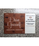 AAA EUROPEAN CAR HIRE  &amp; PURCHASE 1955 BOOKLET - DRIVE YOURSELF - PORSCH... - $26.99 CAD