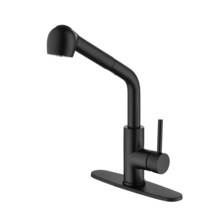Matte Black Kitchen Faucets with Pull Down Sprayer, Single Handle Kitche... - $91.97