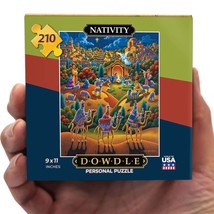 Nativity Holy Family 210 Piece Mini Personal Jigsaw Puzzle 9x11&quot; Dowdle ... - $19.79