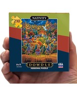 Nativity Holy Family 210 Piece Mini Personal Jigsaw Puzzle 9x11&quot; Dowdle ... - $365.81 MXN