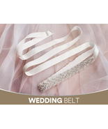 Bridal Belt, Bridal Rhinestone Belt, Bridal, Rhinestone Belt, Wedding Dr... - $47.68