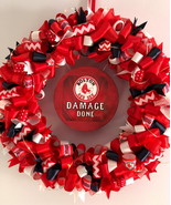 LED Boston Red Sox Custom Loopy Ribbon Wreath WITH LIGHTS - €60,37 EUR