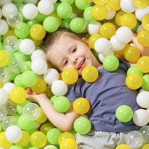 100 Ocean Ball For Babies Kids Children Soft Plastic Birthday Parties Events Pla - £20.74 GBP