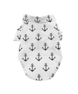 Anchors Aweigh White 100% Cotton Hawaiian Dog Camp Shirt Sizes 1X - 2XL - $19.19 CAD