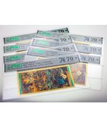 Lot of 7 Pillars of Humanity Cook Islands Gold Notes PMG Gem 70 - €1.752,13 EUR