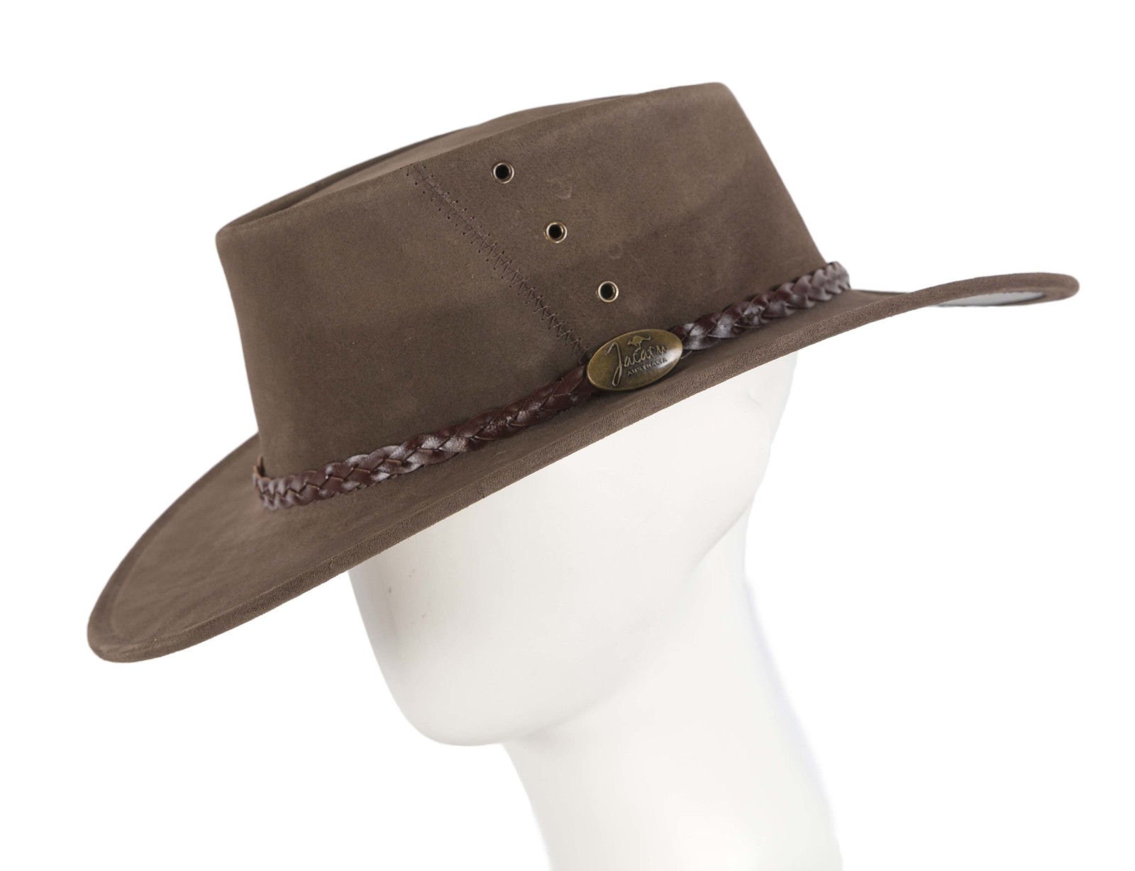 Real Australian Leather Hat by Jacaru. Made in Australia. Brown - $69.95