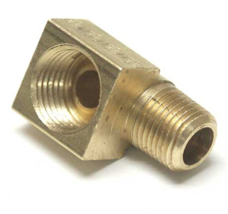 1956-1962 Corvette Fitting Fuel Line To Fuel Meter Brass - $17.77