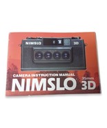 Nimslo 3D 35mm Film Camera Manual Instructions replacement OEM VTG - $16.17 CAD