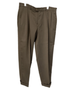 Savane Techworks Brown Pleated  Dress Pants Men&#39;s Size 36 X 32-see measu... - £13.83 GBP