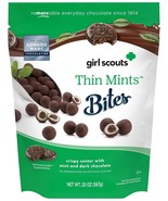 Girl Scouts Thin Mint Bites Edward Marc Large 20 OZ Crispy Center Dark C... - $29.71 CAD
