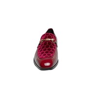 Stacy Adams Sprague Moc Toe Bit Slip On Shoes Burgundy 25732-601 image 2