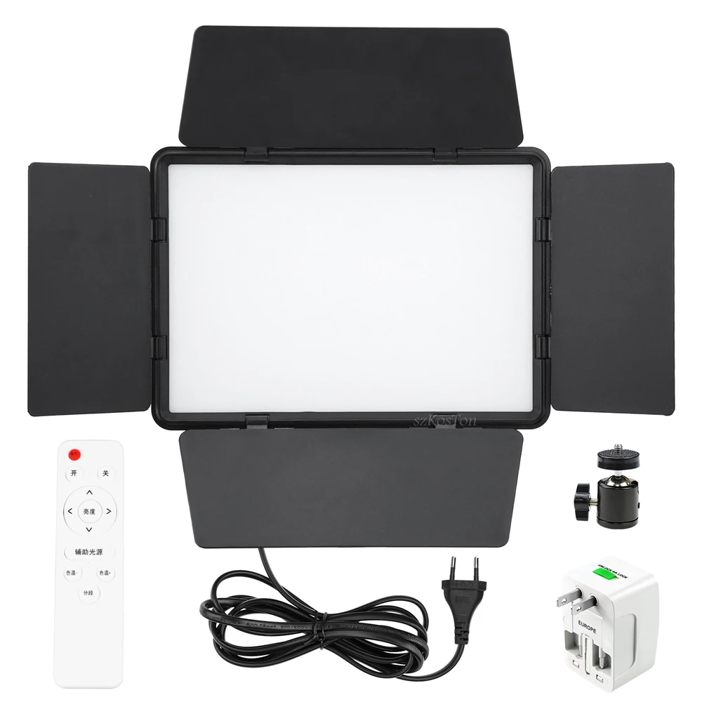 LED Photo Studio Light Video Lighting Kit With Remote 40W Recording Photography  - £137.84 GBP