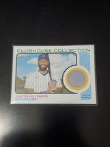 Jason Heyward 2022 Topps Heritage Clubhouse Collection Jersey Relic CC-JH Cubs - £1.86 GBP