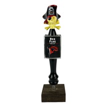 Heavy Seas &quot;Red Flag&quot; Barrel Aged Sour Ale Beer Tap Handle Pirate Skull ... - £80.13 GBP