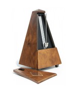 Wittner Bell Wood Key Wound Metronome High Polish-Gloss Walnut Finish #8... - $245.00