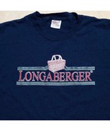 Vintage Longaberger Basket Graphic Logo Oneita Single Stitch T-shirt - S... - €21,22 EUR