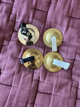 4 Finger Cymbals Durable Prime Professional Brass  Dancing Props for Dancer - $11.90