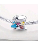 Disney simil pandora charms,Disney charm for pandora,Alice charm for pan... - $25.00