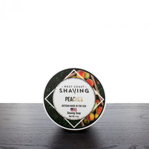 Peaches Shaving Soap, Tallow Based, Skin Nourishing Butters and Oils, 4oz. - $24.99