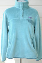 Patagonia Women&#39;s Re-Tool Snap-T Pullover Green Polartec Fleece Size Medium M - $39.99