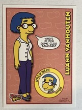 The Simpsons Trading Card 2001 Inkworks #19 LuAnn Van Houton - £1.55 GBP