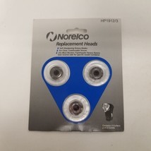 Norelco Replacement Heads 3 Pack HP1912/3, Self Sharpening Blades, NOS - £17.31 GBP