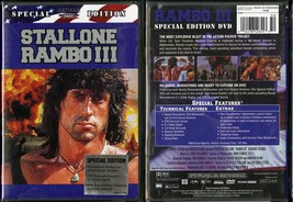 Rambo Iii Special Edition Ws &amp; Fs Versions Dvd Richard Crenna Artisan Video New - £7.03 GBP