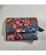 Vera Bradley Gray Floral tri-fold Wallet - $19.94 CAD