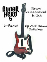 2 Pcs Guitar Hero Repair Replacement Strum Switch Gh 5 Les Paul PS3 Xbox 360 Wii - £11.69 GBP