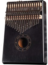 Portable Mbira Sanza African Wood Finger Piano (Black), Made Of Solid Ma... - £26.65 GBP