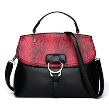 NEW Brand Messenger Handbags Retro Anti-Theft Serpentine Women Shoulder Bags PU  - £36.78 GBP