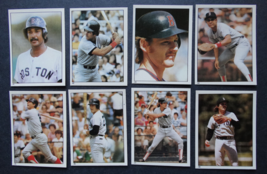 1981 Topps Album Stickers Boston Red Sox Team Set of 8 Baseball Cards - £4.68 GBP