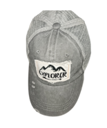 Explorer Ball Cap Gray Unisex Adult - $9.89