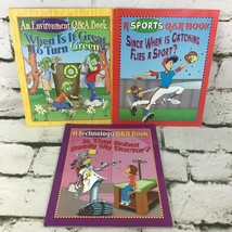 Q and A Books Environment Sports Technology Lot of 3 Kids Non-Fiction Educatiion - £6.22 GBP