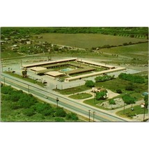 Vintage Chrome Texas Postcard, Holiday Inn Brownsville Aerial View, Dexter - $8.80