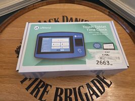 uAttend Biometric Fingerprint Touch Tablet Time Clock System Blue Black ... - $1,451.69 MXN