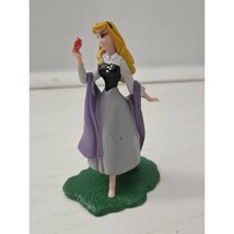 Disney Princess Sleeping Beauty Aurora Figure Cake Topper Green Grass Ba... - $9.48