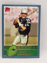 Kliff Kingsbury 2003 Topps Football Rookie Card #320 New England Patriots - £3.55 GBP