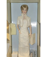 Franklin Mint Princess Diana Of Wales Porcelain Portrait Doll - Pearl Dress - €108,18 EUR
