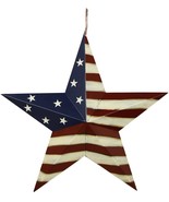 American Barn Star Metal Patriotic Old Glory USA Flag Barn Star Wall Dec... - $49.22 CAD