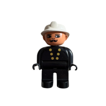 Lego Duplo Firefighter Fire Chief Fireman 2.5&quot; Action Figure - $184.34 MXN
