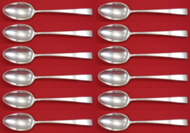 Craftsman by Towle Sterling Silver Place Soup Spoon Set 12 pieces 7&quot; - £902.58 GBP