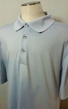 Ashworth Men’s polo shirt Size Large light blue Short Sleeve Casual - £8.55 GBP